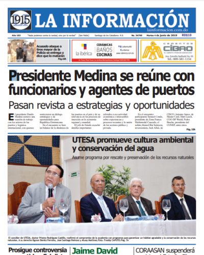 Portada Periódico La Información, Martes 04 Junio 2019