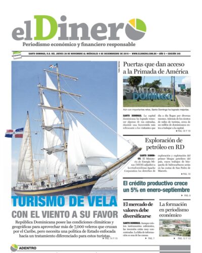 Portada Periódico El Dinero, Jueves 28 de Noviembre, 2019