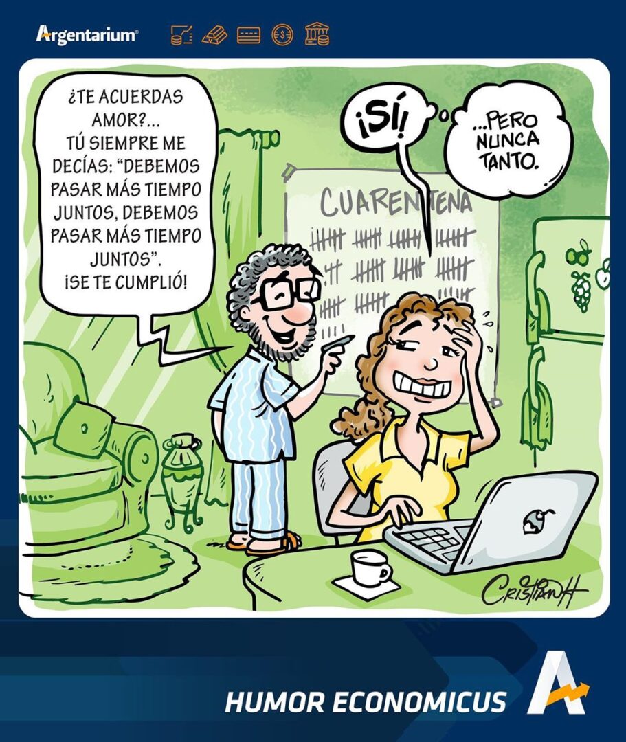 Caricatura Argentarium, #HumorEconomicus – De que el Covid nos une, nos une