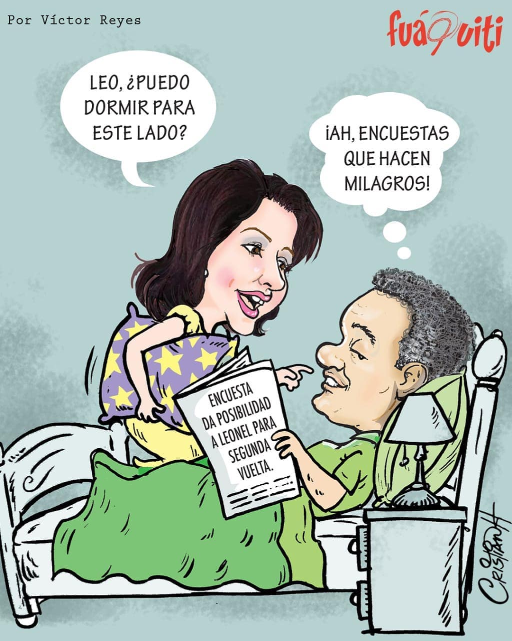 Caricatura Fuaquiti, 15 de Mayo, 2020 - ¡Las Encuestas! - Dominicana.do