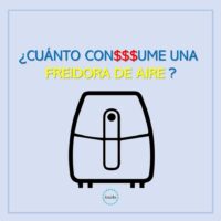 ¿Cuánto consume (RD$) una freidora de aire?