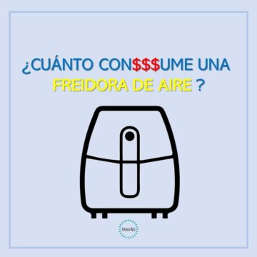 ¿Cuánto consume (RD$) una freidora de aire?