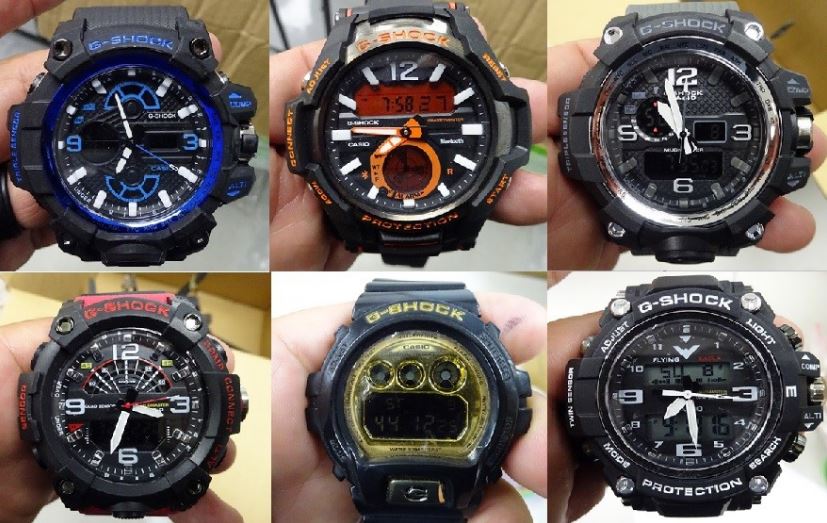 Confiscan más de mil relojes falsificados provenientes de República Dominicana