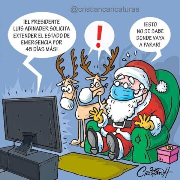 Caricatura Cristian Caricaturas – El Día, 27 de Agosto, 2020
