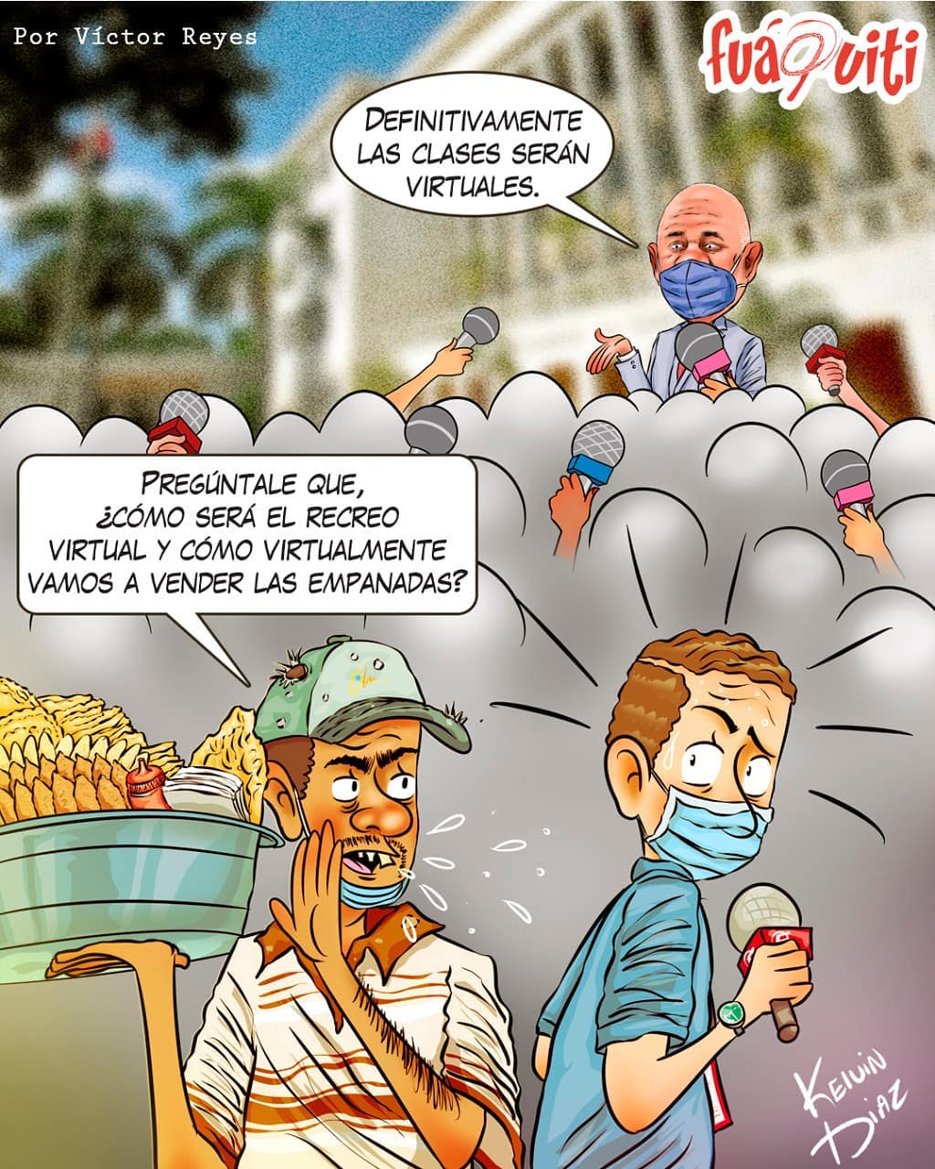 Caricatura Fuaquiti, 07 de Septiembre, 2020 – Clases virtuales Caricatura Fuaquiti, 07 de Septiembre, 2020 – Clases virtuales