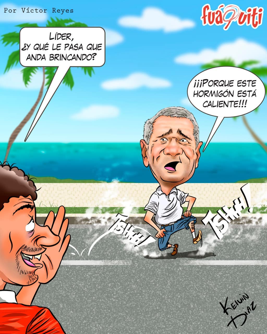 Caricatura Fuaquiti, 14 de Septiembre, 2020 – ¡Hormigón caliente! Caricatura Fuaquiti, 14 de Septiembre, 2020 – ¡Hormigón caliente!