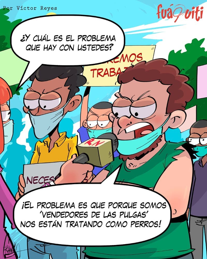 Caricatura Fuaquiti, 22 de Septiembre, 2020 – ¡Vendedores de Pulgas!
