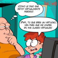 Caricatura Fuaquiti, 27 de Septiembre, 2020 – ¡Clases virtuales!