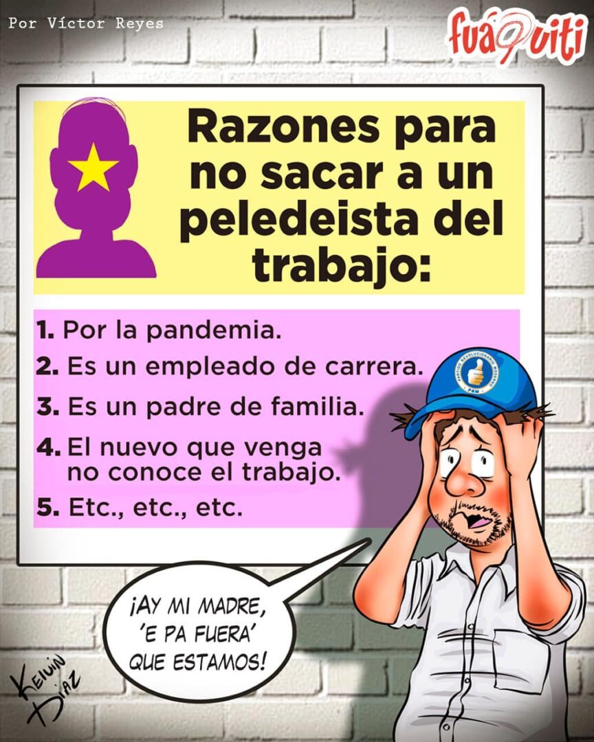 Caricatura Fuaquiti, 27 de Septiembre, 2020 – ¡Los Peledeistas!