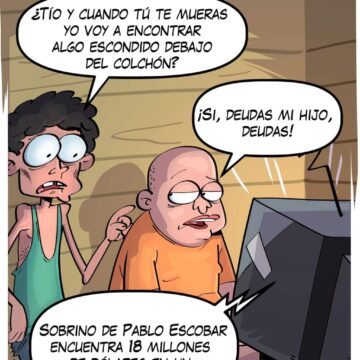 Caricatura Fuaquiti, 28 de Septiembre, 2020 – ¡Sobrino de Pablo Escobar!