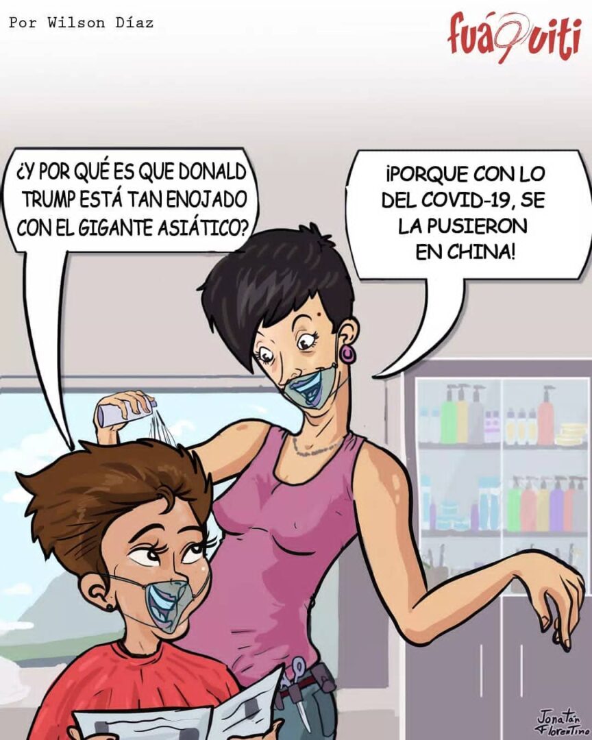Caricatura Fuaquiti, 28 de Septiembre, 2020 – ¡La Peluquería!