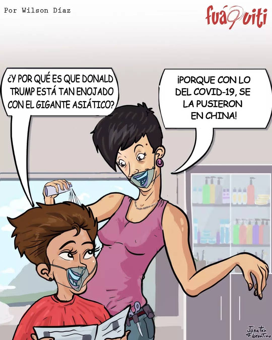 Caricatura Fuaquiti, 28 de Septiembre, 2020 – ¡La Peluquería! Caricatura Fuaquiti, 28 de Septiembre, 2020 – ¡La Peluquería!