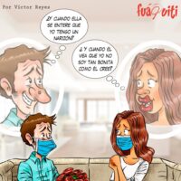 Caricatura Fuaquiti, 29 de Septiembre, 2020 – ¡Amor en tiempos de mascarilla!