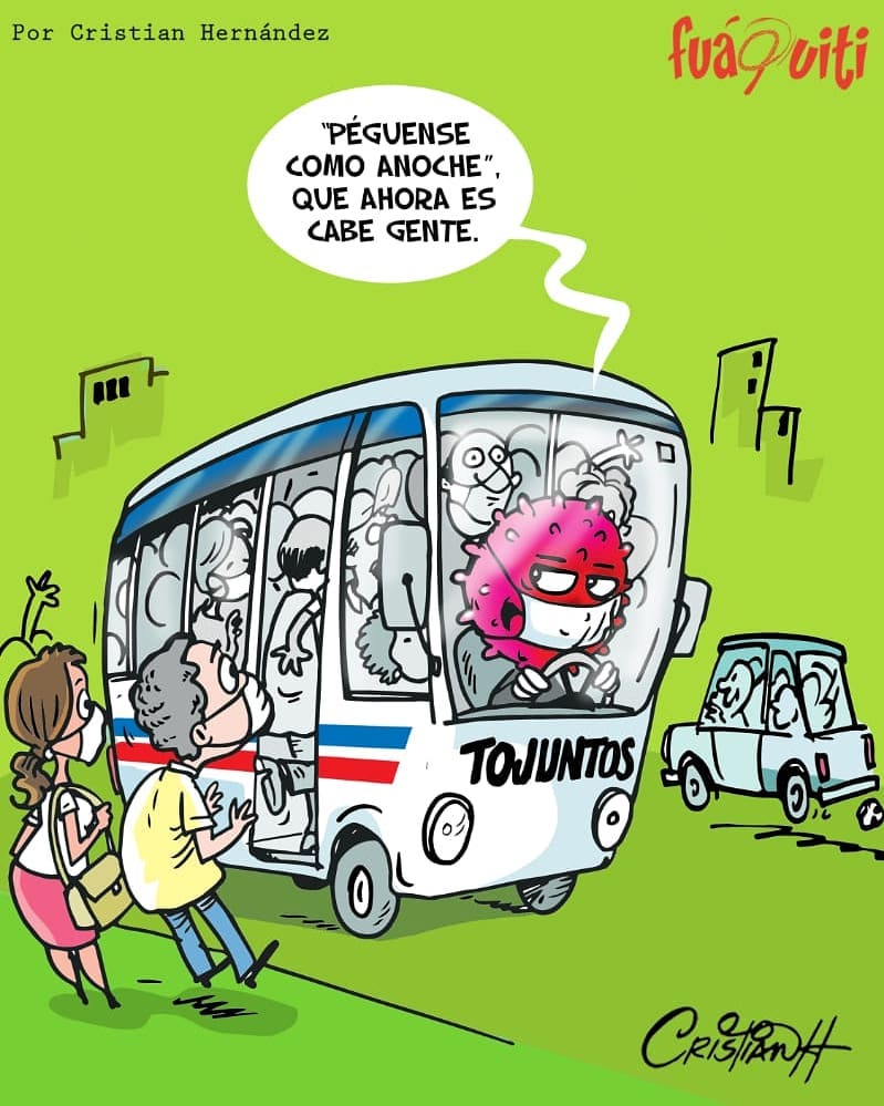 Caricatura Fuaquiti, 29 de Septiembre, 2020 -¡Péguense como anoche! Caricatura Fuaquiti, 29 de Septiembre, 2020 -¡Péguense como anoche!