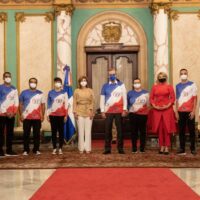 Abinader Recibe Estudiantes Meritorios + Área de Ingeniería de INTEC