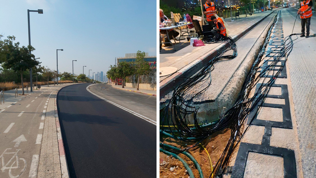 Israel prueba carreteras que cargarán las baterías de vehículos eléctricos mientras circula
