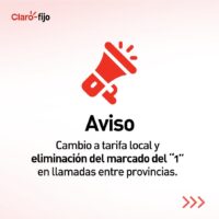 Aviso Indotel & Claro – Miércoles 28 de Octubre, 2020