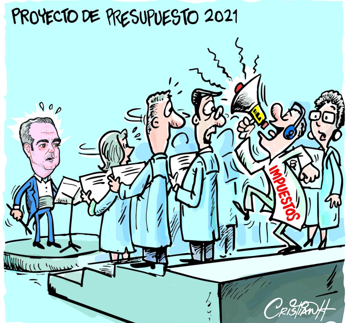 Caricatura Cristian Caricaturas – El Día, 07 de Octubre, 2020