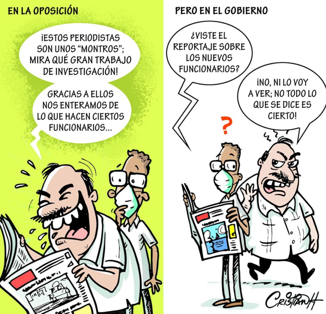 Caricatura Cristian Caricaturas – El Día, 13 de Octubre, 2020