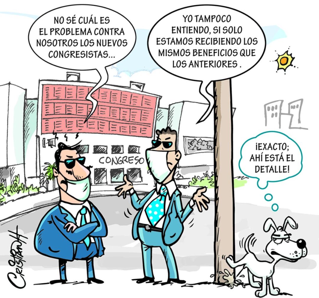 Caricatura Cristian Caricaturas – El Día, 27 de Octubre, 2020