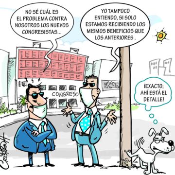 Caricatura Cristian Caricaturas – El Día, 27 de Octubre, 2020
