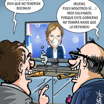 Caricatura Fuaquiti, 12 de Octubre, 2020 – ¡En el gobierno no hay bocinas!