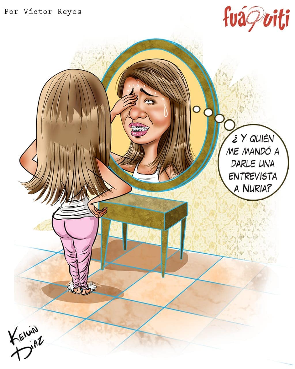 Caricatura Fuaquiti, 13 de Octubre, 2020 – ¡Kinsberly y Nuria! Caricatura Fuaquiti, 13 de Octubre, 2020 – ¡Kinsberly y Nuria!