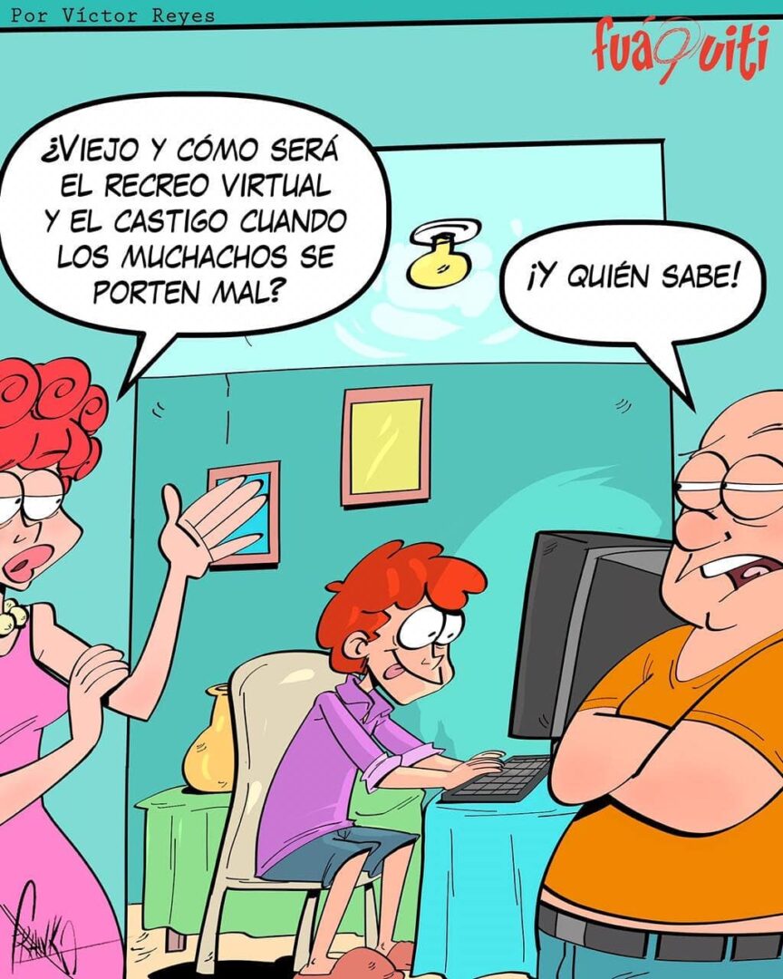 Caricatura Fuaquiti, 16 de Octubre, 2020 – ¡Castigos virtuales!