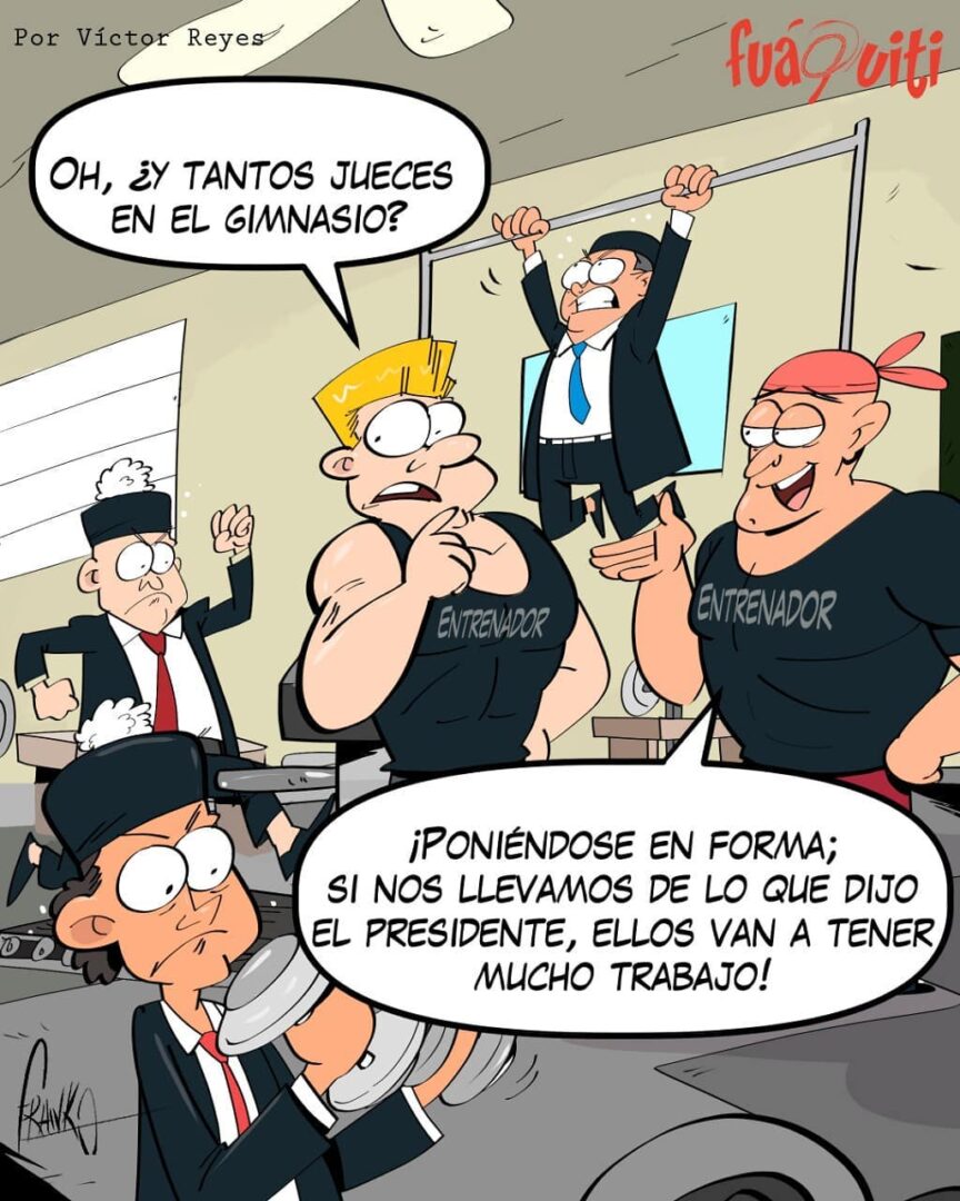Caricatura Fuaquiti, 16 de Octubre, 2020 – ¡Jueces en forma!