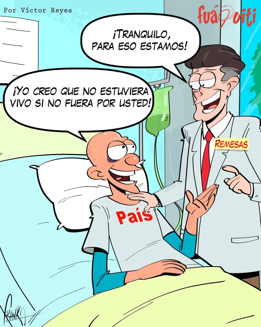 Caricatura Fuaquiti, 16 de Octubre, 2020 – ¡Remesas! Caricatura Fuaquiti, 16 de Octubre, 2020 – ¡Remesas!