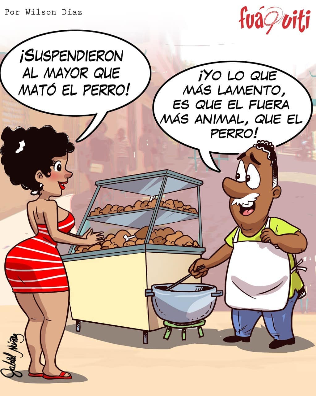 Caricatura Fuaquiti, 25 de Octubre, 2020 - Dominicana.do