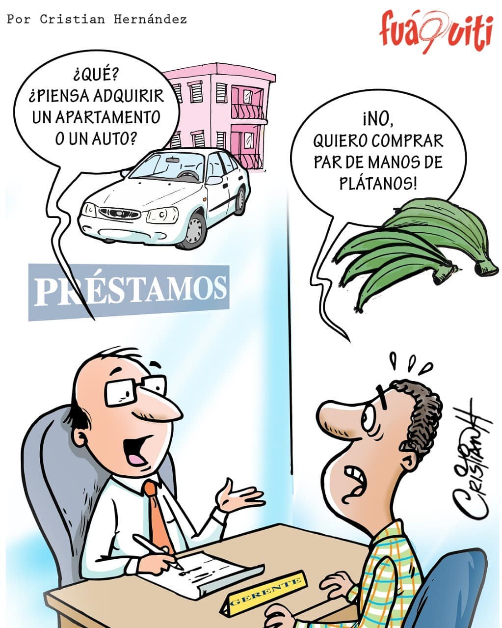 Caricatura Fuaquiti, 26 de Octubre, 2020 – ¡Solicitando un préstamo! Caricatura Fuaquiti, 26 de Octubre, 2020 – ¡Solicitando un préstamo!