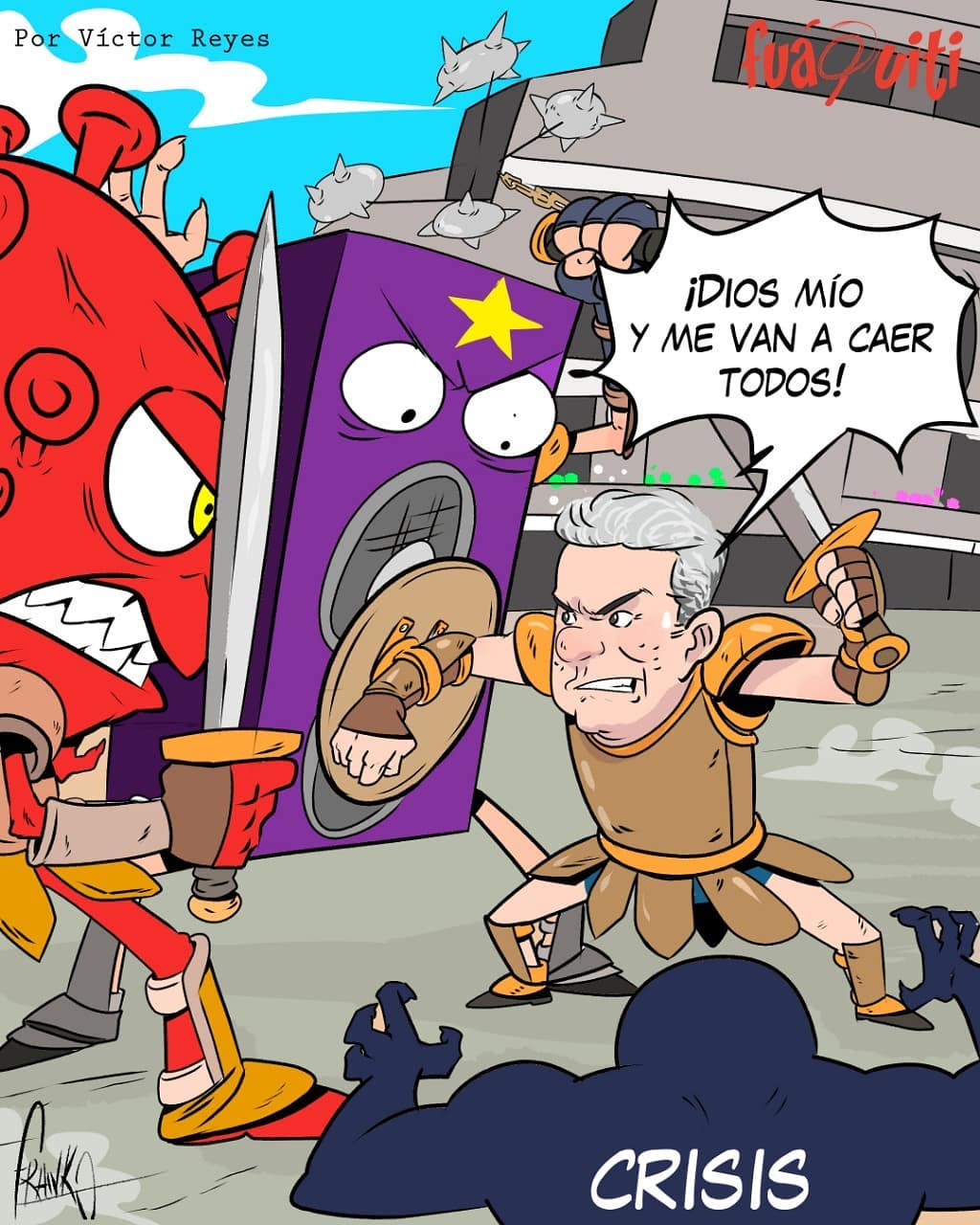 Caricatura Fuaquiti, 27 de Octubre, 2020 – ¡El Gladiador!