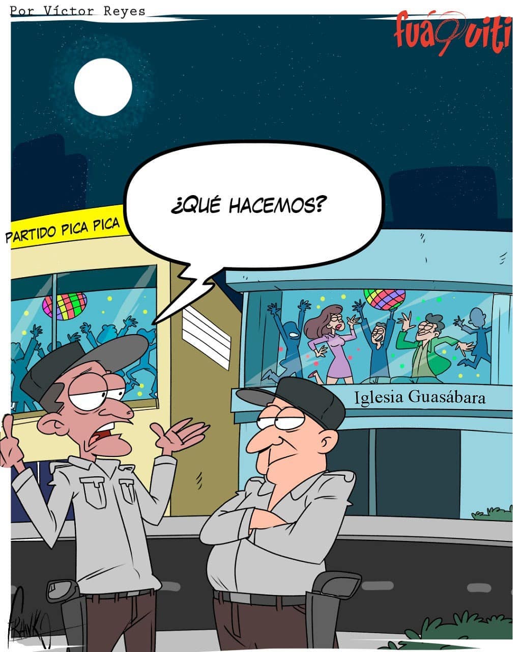 Caricatura Fuaquiti, 30 de Octubre, 2020 – ¡Fiestas en tiempo de COVID! Caricatura Fuaquiti, 30 de Octubre, 2020 – ¡Fiestas en tiempo de COVID!