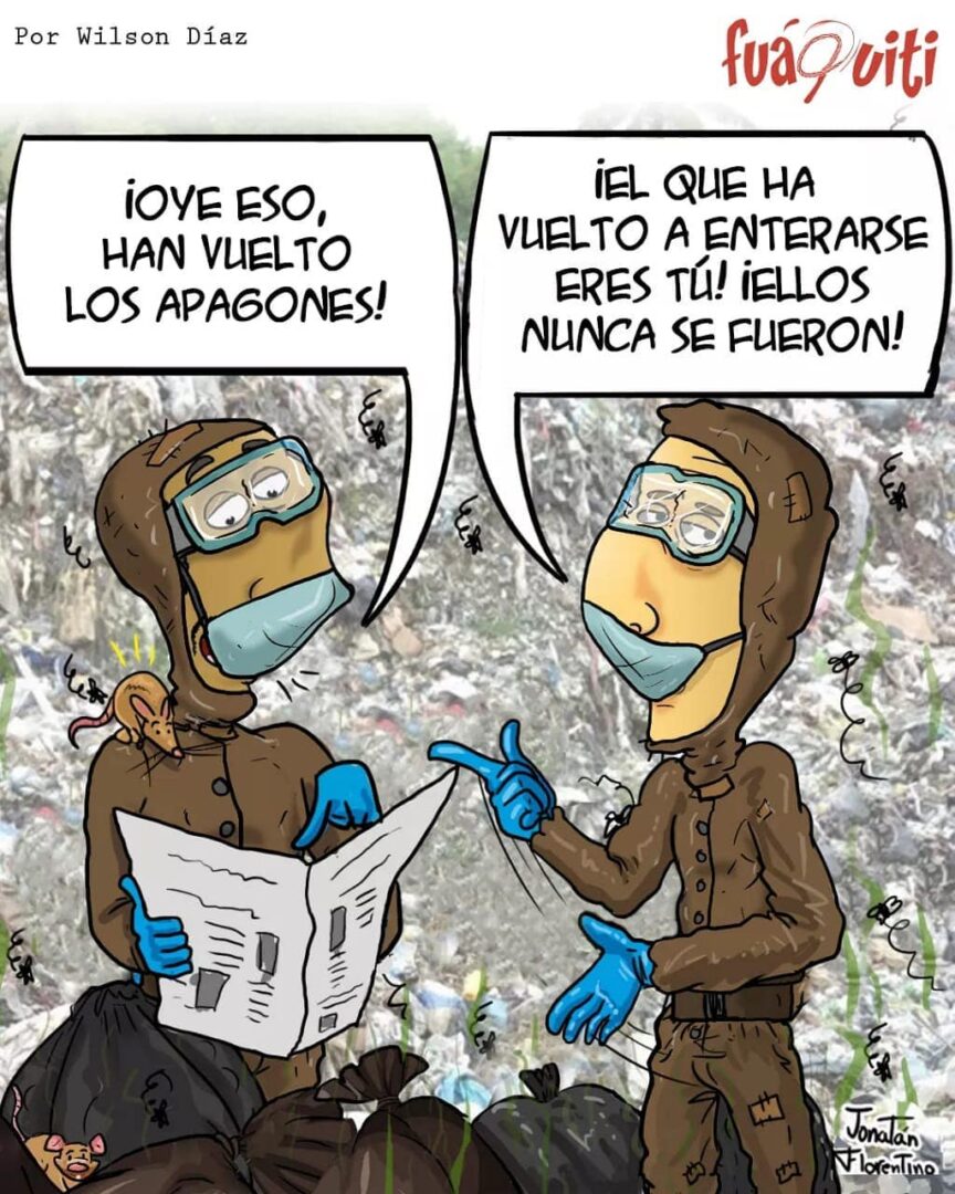 Caricatura Fuaquiti, 30 de Septiembre, 2020 -¡Hablando basura!