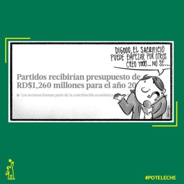 Caricatura Noticiero Poteleche – Diario Libre, 07 de Octubre, 2020