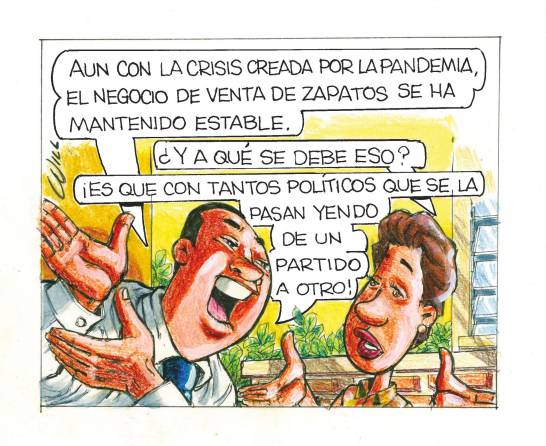 Caricatura Rosca Izquierda – Diario Libre, 12 de Octubre, 2020