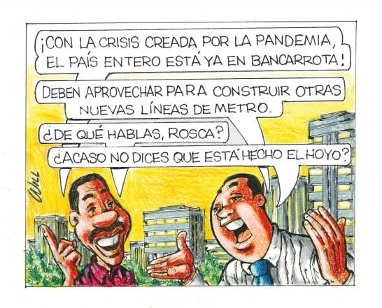 Caricatura Rosca Izquierda – Diario Libre, 16 de Octubre, 2020