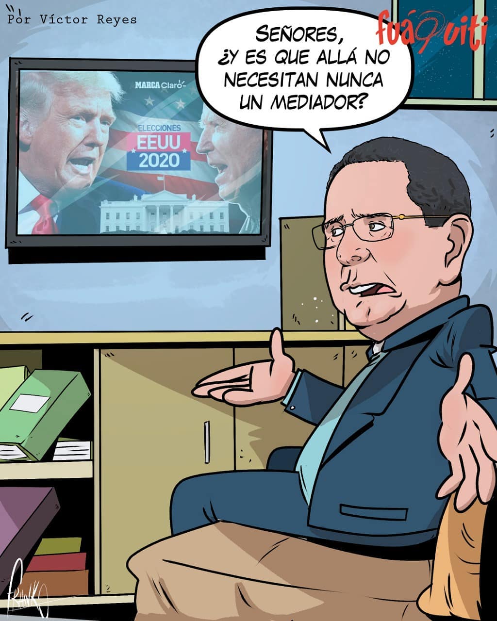 Caricatura Fuaquiti, 04 de Noviembre, 2020 – Elecciones Estados Unidos Caricatura Fuaquiti, 04 de Noviembre, 2020 – Elecciones Estados Unidos