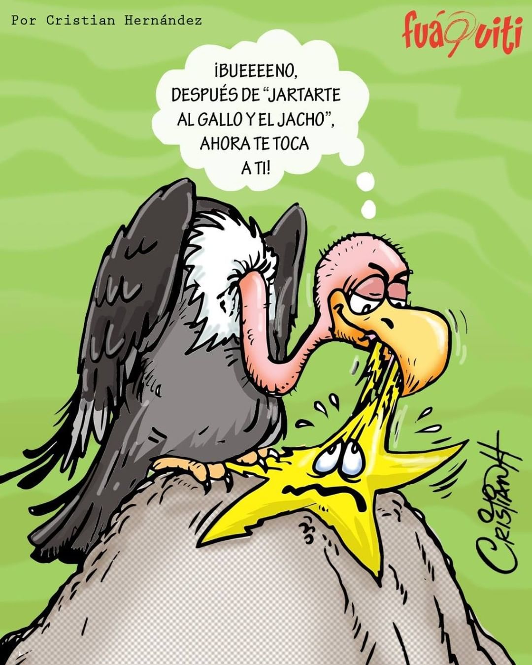 Caricatura Fuaquiti, 11 de Noviembre, 2020 – ¡Ave de Rapiña! Caricatura Fuaquiti, 11 de Noviembre, 2020 – ¡Ave de Rapiña!