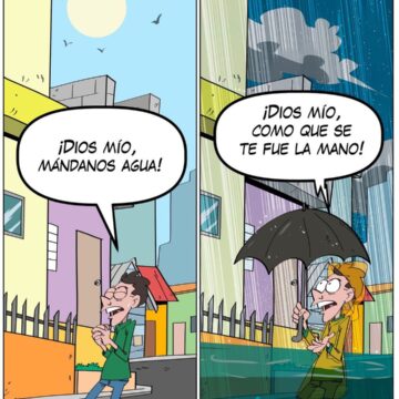 Caricatura Fuaquiti, 11 de Noviembre, 2020 – ¡Pidiendo agua!