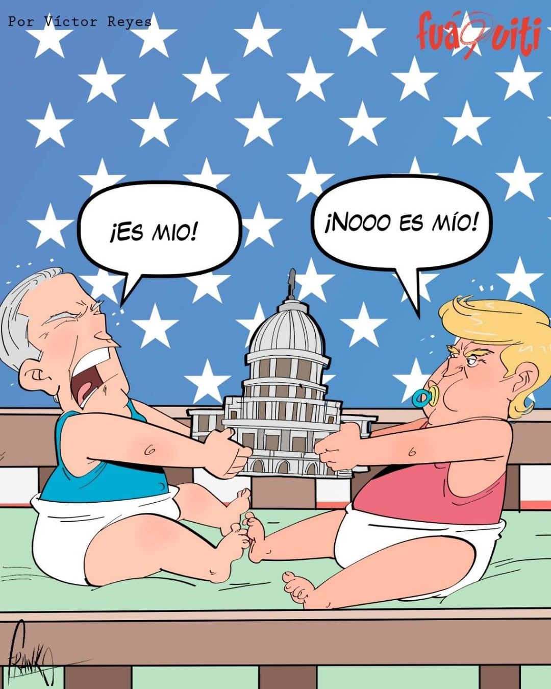 Caricatura Fuaquiti, 15 de Noviembre, 2020 – ¡El Capitolio es mío! Caricatura Fuaquiti, 15 de Noviembre, 2020 – ¡El Capitolio es mío!