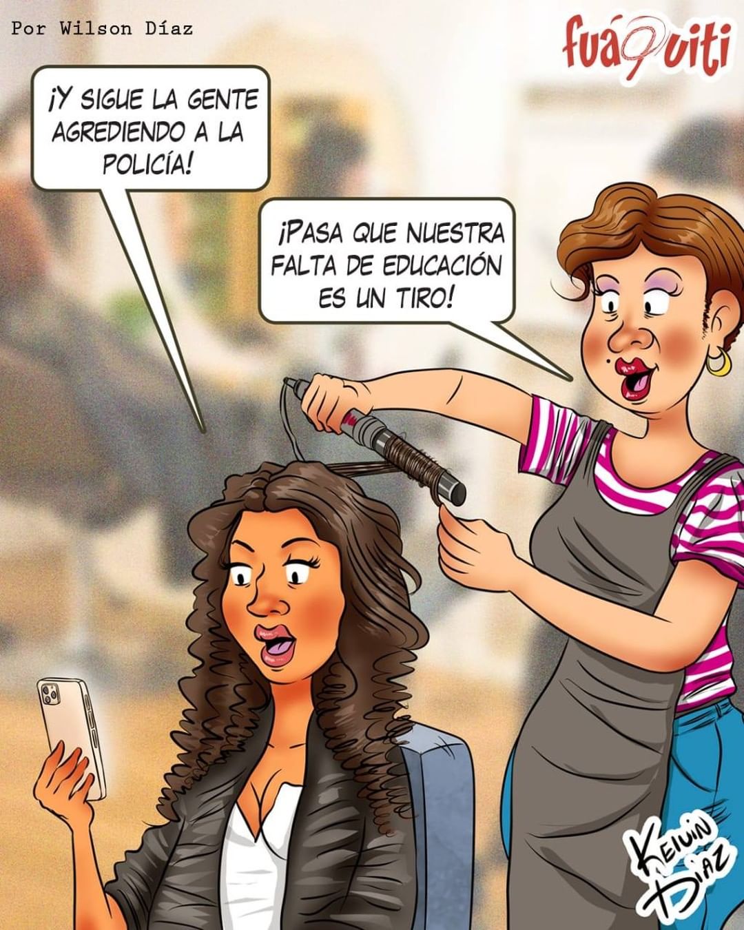 Caricatura Fuaquiti, 22 de Noviembre, 2020 – ¡Salon las Greñas! Caricatura Fuaquiti, 22 de Noviembre, 2020 – ¡Salon las Greñas!