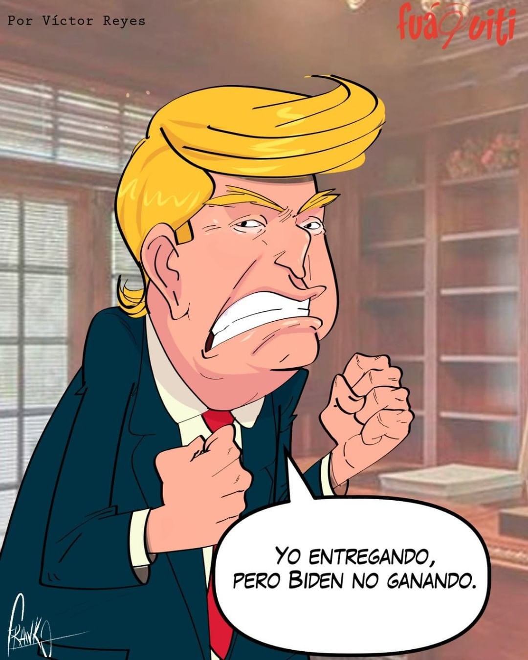 Caricatura Fuaquiti, 25 de Noviembre, 2020 – ¡Trump y el cambio de mandato! Caricatura Fuaquiti, 25 de Noviembre, 2020 – ¡Trump y el cambio de mandato!