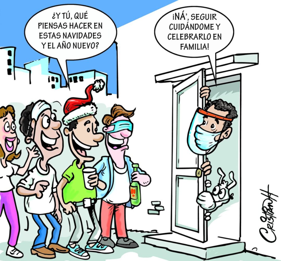 Caricatura Cristian Caricaturas – El Día, 21 de Diciembre, 2020