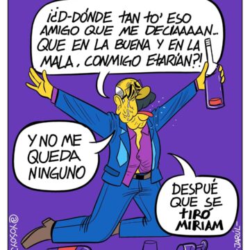 Caricatura Jarúl – 03 de Diciembre, 2020 – Dónde están esos amigos