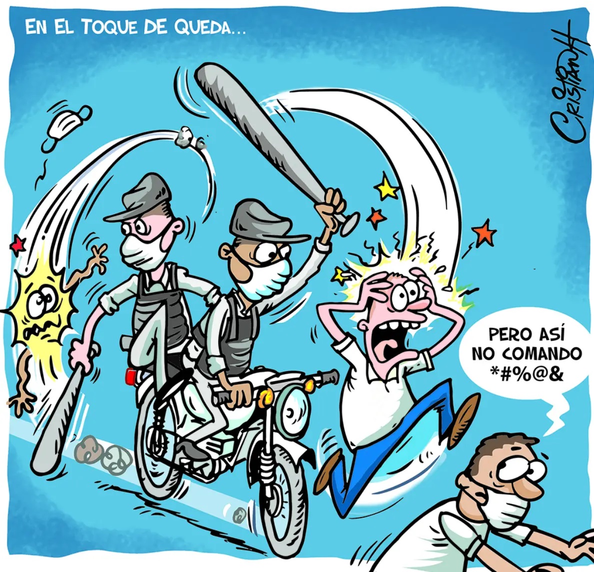 Caricatura Cristian Caricaturas – El Día, 11 de Enero, 2021