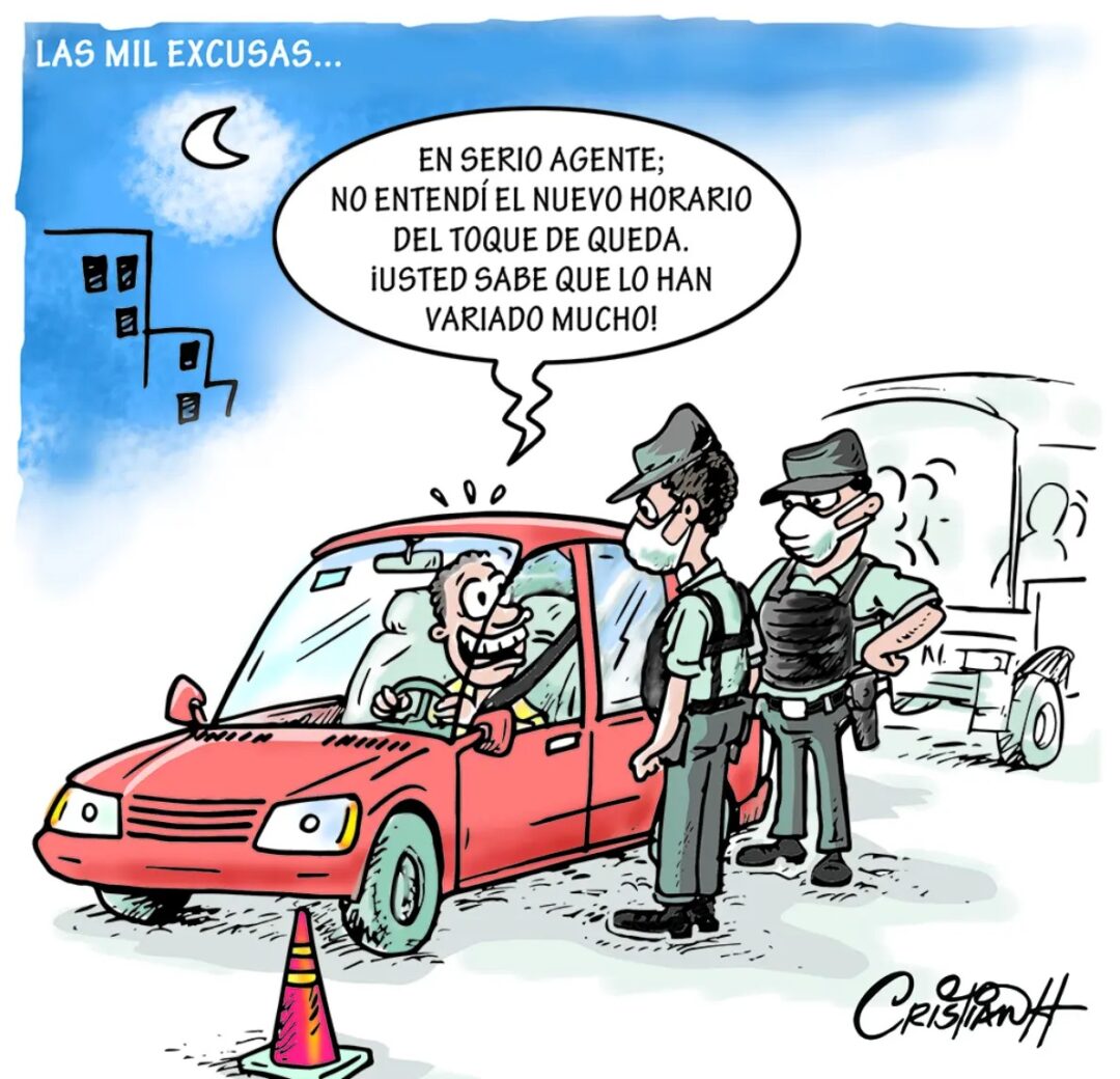 Caricatura Cristian Caricaturas – El Día, 12 de Enero, 2021