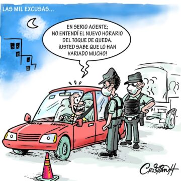Caricatura Cristian Caricaturas – El Día, 12 de Enero, 2021
