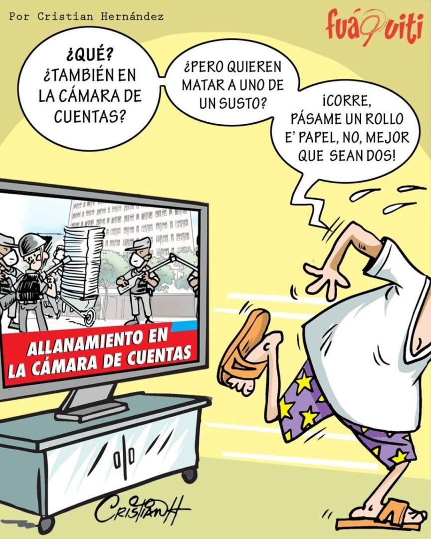 Caricatura Fuaquiti, 23 de Febrero, 2021 – ¡Cámara de Cuentas!